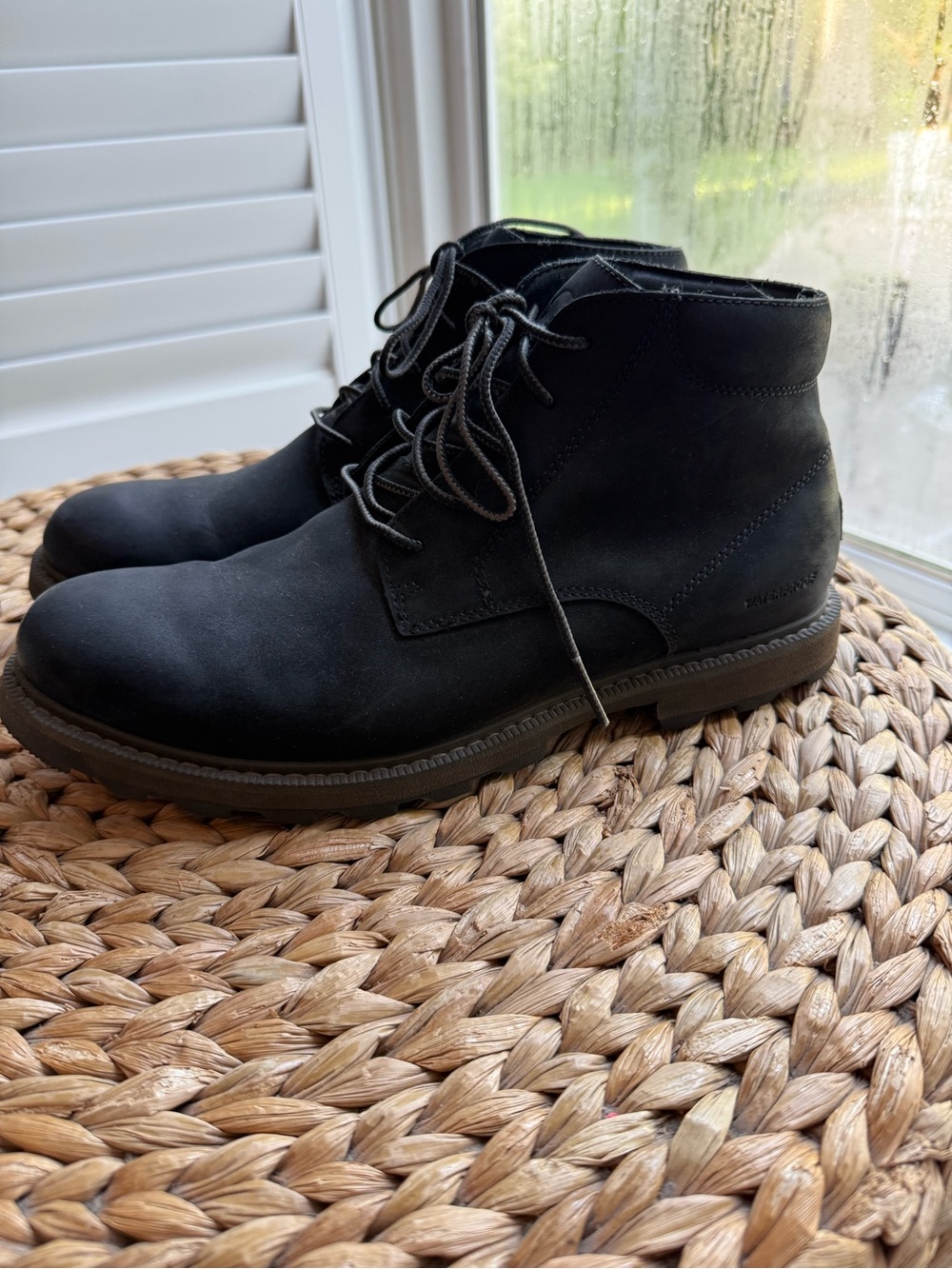 Sorel Men’s Black Waterproof Leather Lace-Up Chukka Ankle Boots Size 9.5